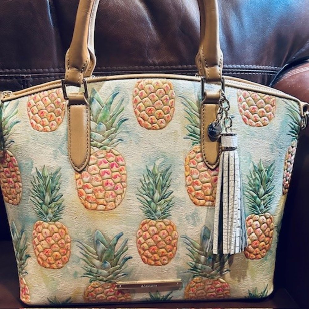 Brahmin Duxbury Satchel Multi Pompano